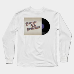 RETRO VINYL BRITISH INVASION MUSIC Long Sleeve T-Shirt